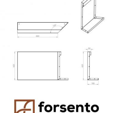 bloembak module inwendig hoekpaneel c 60x42cm r