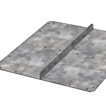 bodemplaat verzinkt 60x60cm