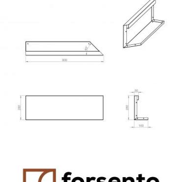 bloembak module uitwendig hoekpaneel b 90x28cm r