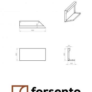bloembak module uitwendig hoekpaneel b 60x28cm r