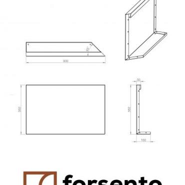 bloembak module uitwendig hoekpaneel b 90x56cm r