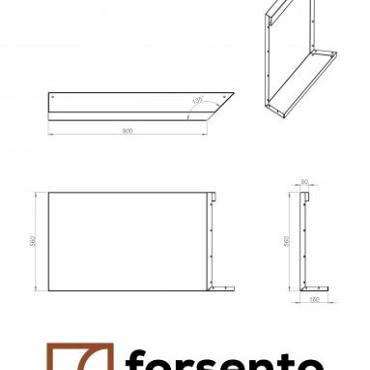 bloembak module inwendig hoekpaneel c 90x56cm r