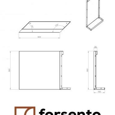 bloembak module parallel paneel e 60x56cm r