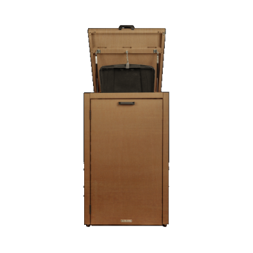container ombouw 120l 1 stuk corten met klep