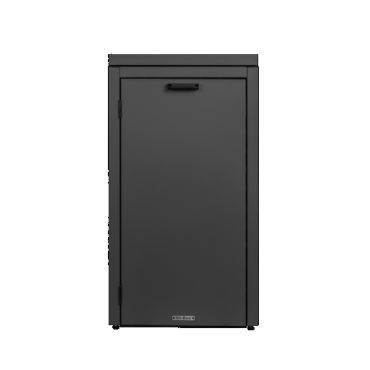 container ombouw 120l 1 stuk grafietzwart met vast deksel