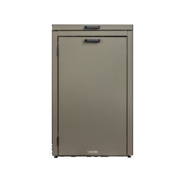 container ombouw 240l 1 stuk taupe met klep