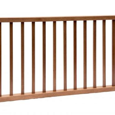 hardhouten spijlenhek 180x80cm