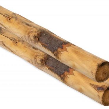 tamme kastanjehout ronde paal 10 12x250cm uitlopend 2026 