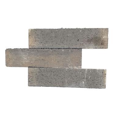 patio muurblok xs strak bruin zwart 60x12x12cm