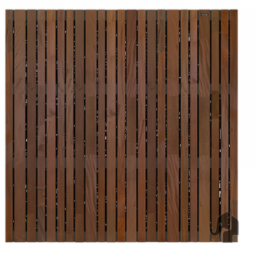 hardhouten schutting mix stripes black gevingerlast 180x180cm