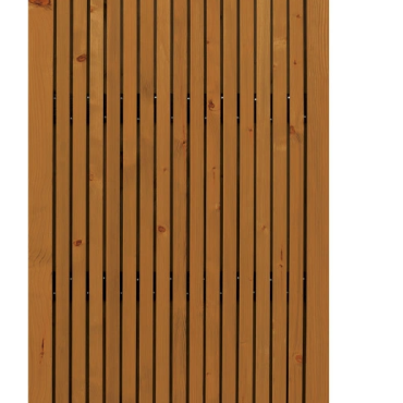 vuren tuindeur stripes black bruin ge mpregneerd 100x179cm excl. beslag 