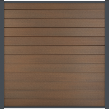 wpc exotics fenceboard brown 2 1x16x178cm wb 15cm 