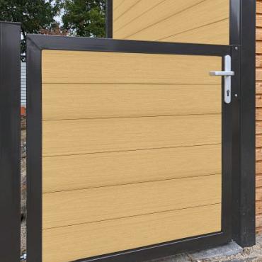 boston maatwerk enkele poort klein max b200cm h100cm incl. insteekslot