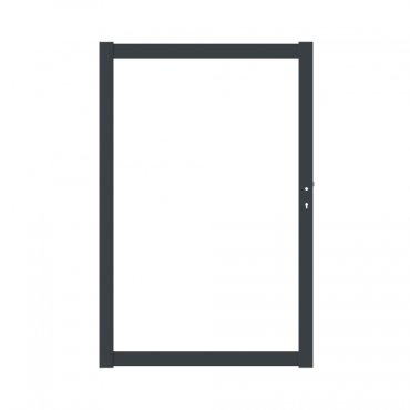 boston aluminium poortframe 120x183cm incl. insteekslot ral9005