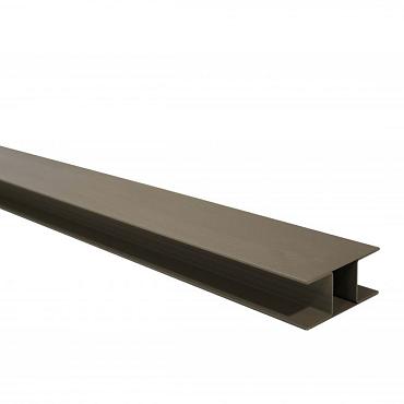 stalen h gleufpaal gepoedercoat kwartsgrijs 4 2x9 6x184cm