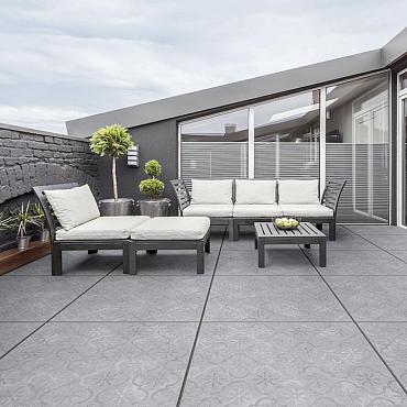 geoceramica impasto grigio d cor 80x80x4cm