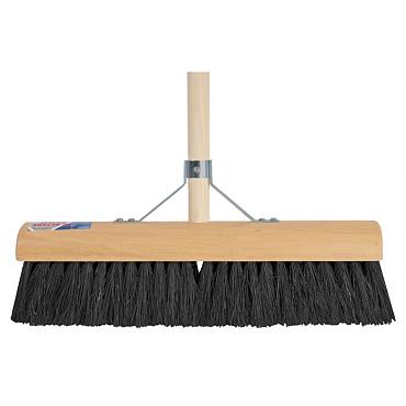 zaalveger zwart incl. steel 40cm