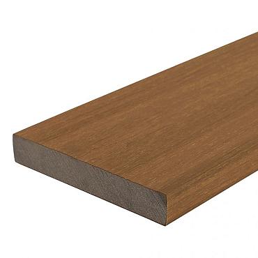 wpc fiberdeck massief premium teak kantplank 2 3x13 8x300cm