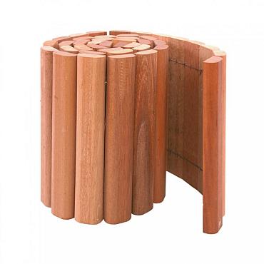hardhouten rolborder geschaafd 4x20x180cm