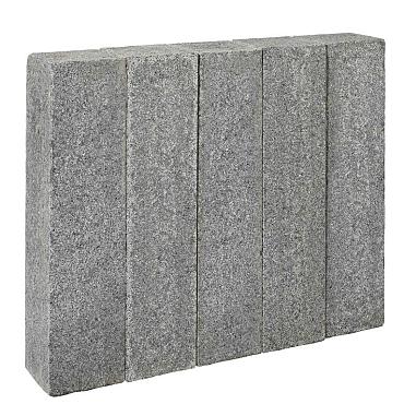 palissade suprema tibet dark grey g654 50x12x12cm gezaagd en gevlamd met facet
