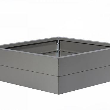bloembak modulair taupe 210x30x28cm