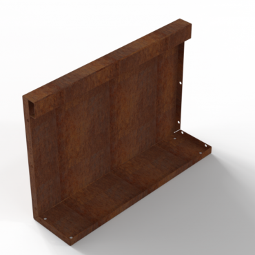 bloembak module recht paneel a 60x42cm