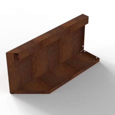 bloembak module uitwendig hoekpaneel b 60x28cm r
