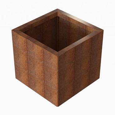 cortenbloembak module 60x60x56 cm