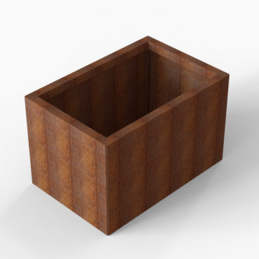 cortenbloembak module 60x90x56 cm