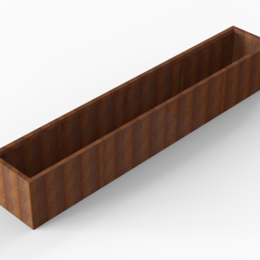 cortenbloembak module 60x360x56 cm