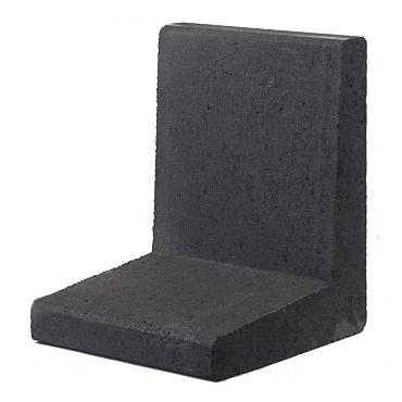 l element zwart 50x40x40cm