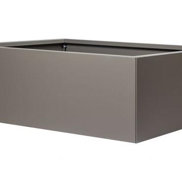 plantenbak vlak taupe 120x90x80cm