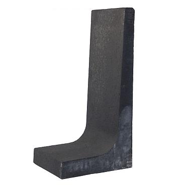 l element zwart 100x50x40cm
