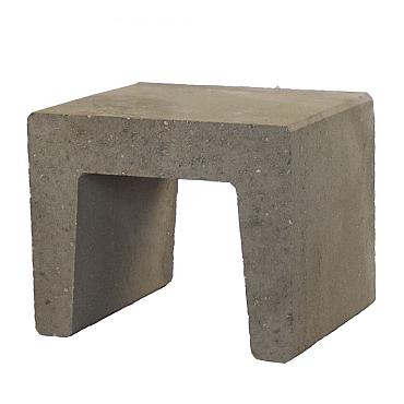 u element grijs 40x50x40cm