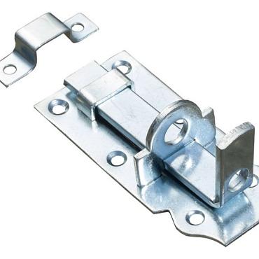 hangslotschuif vlak verzinkt 120mm