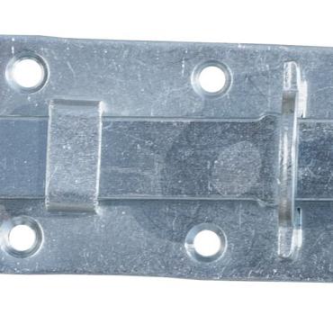 hangslotschuif vlak verzinkt 120mm