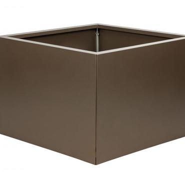 plantenbak vlak suprabruin 60x60x60cm