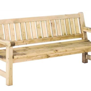 bank luuk gr. ge mpregneerd 96x200x74cm hxbxd 