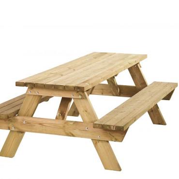 picknicktafel bobito groen ge mpregneerd bladmaat 220x71cm