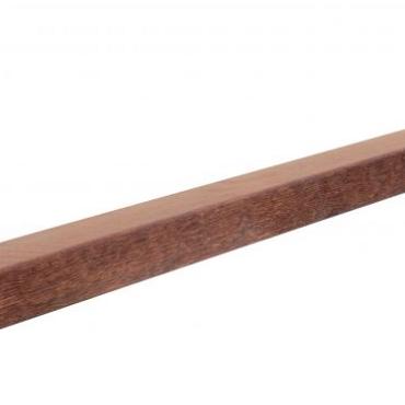 hardhouten geschaafde damwandregel met sponning 4 5x6 8x200cm