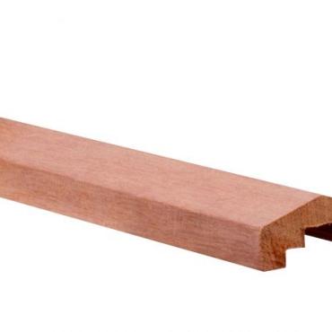 hardhouten afdekkap 7x3 5x180cm sponning 4 9x1cm 
