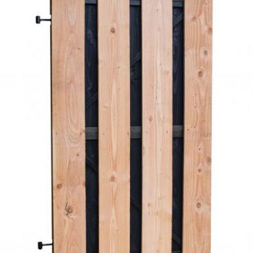 douglas plankendeur combi zwart stalen frame 100x180cm