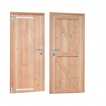douglas enkele dichte deur blank linksdraaiend 90x201cm