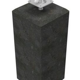 betonpoer xl antraciet m20 22x22x40cm incl. set p018808 