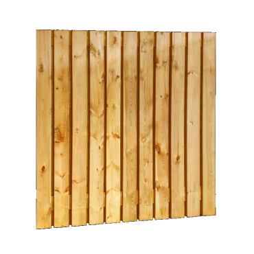 plankenscherm grenen 23pl. 180x180cm