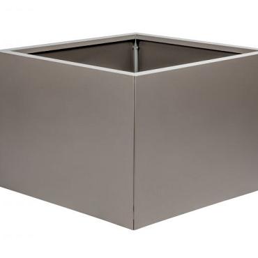 plantenbak vlak taupe 60x60x60cm