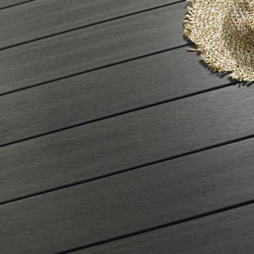 wpc fiberdeck massief premium dark grey 2 3x13 8x300cm