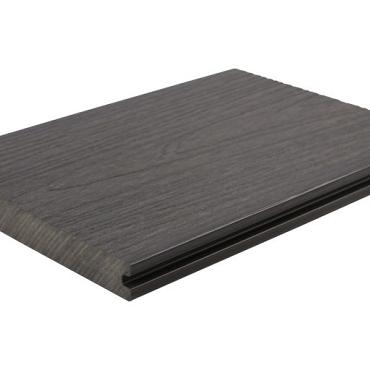 wpc fiberdeck massief premium dark grey 2 3x13 8x300cm