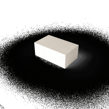 o.h. zitelement recht creme 100x60x40cm