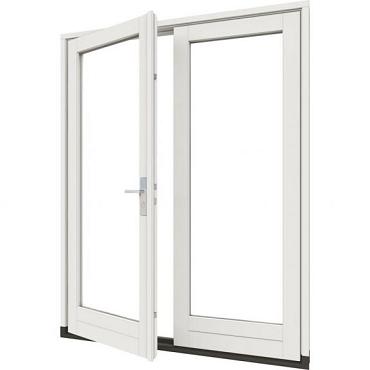 stapeldorpeldeur met glas dubbel meranti wit 2x deur 83 4x216 9 kozijn 178x226 3cm incl. dts en deurbeslag 